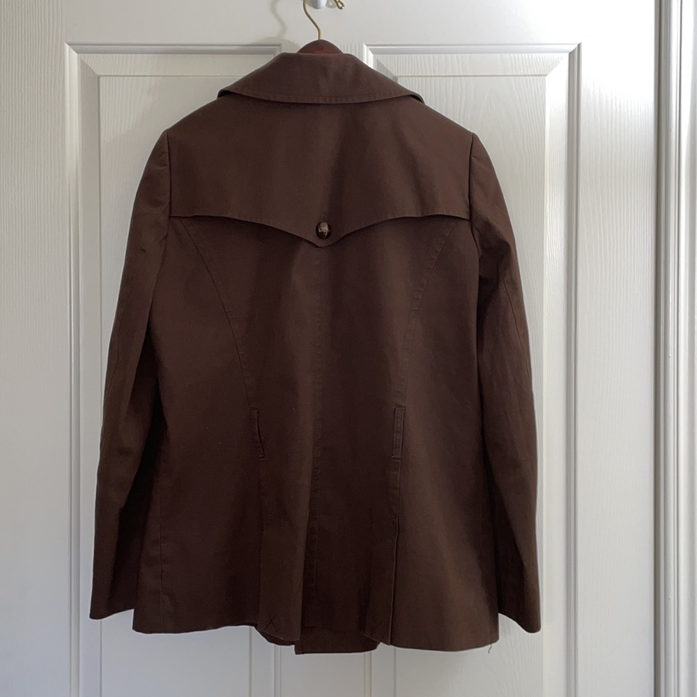 Context Chocolate Brown Lined Jacket Large - image 7